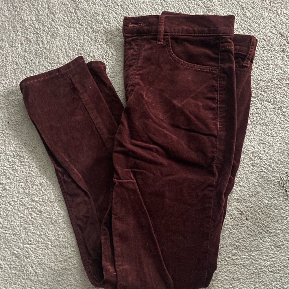 LOFT Burgundy Pants